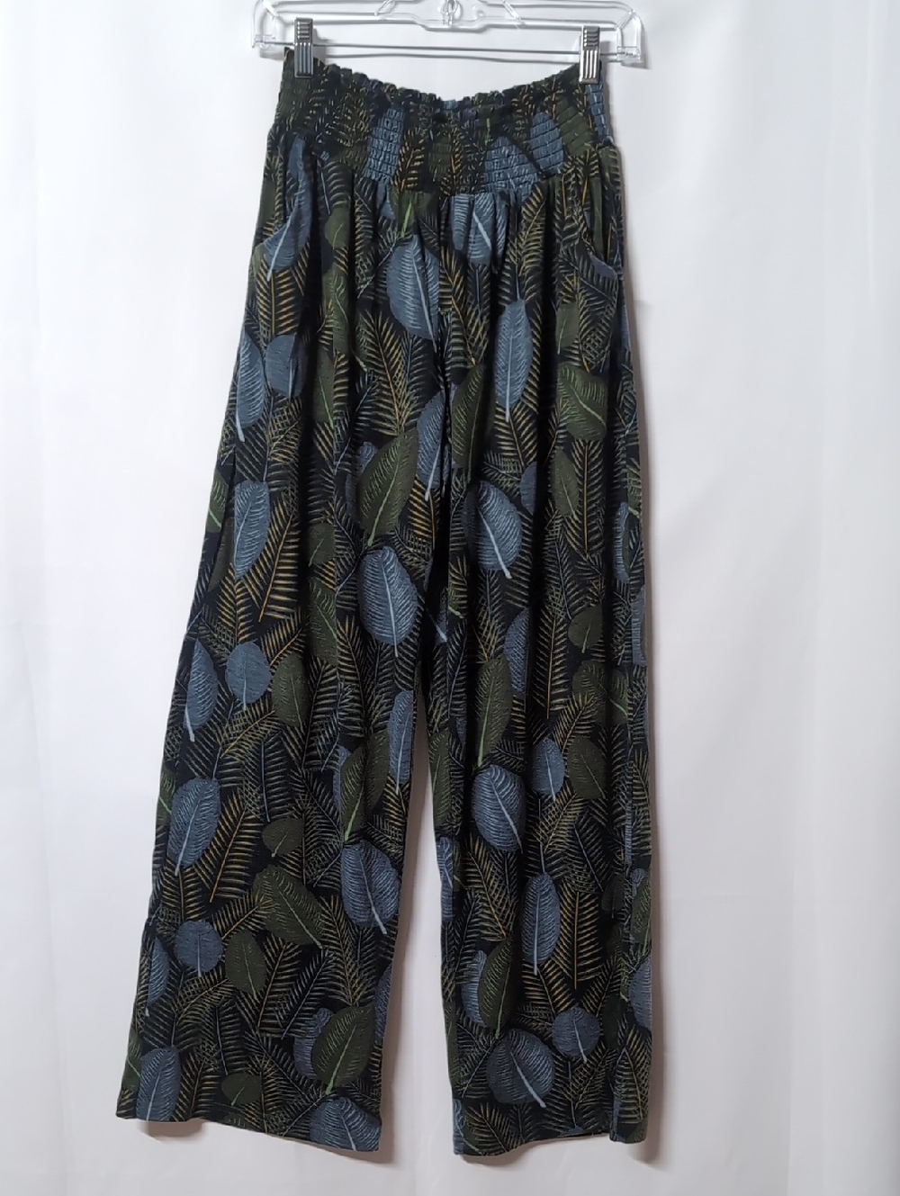 Wide Leg Tropical Pants